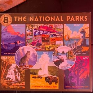 8 Jigsaw Puzzles (The National Parks Themed)